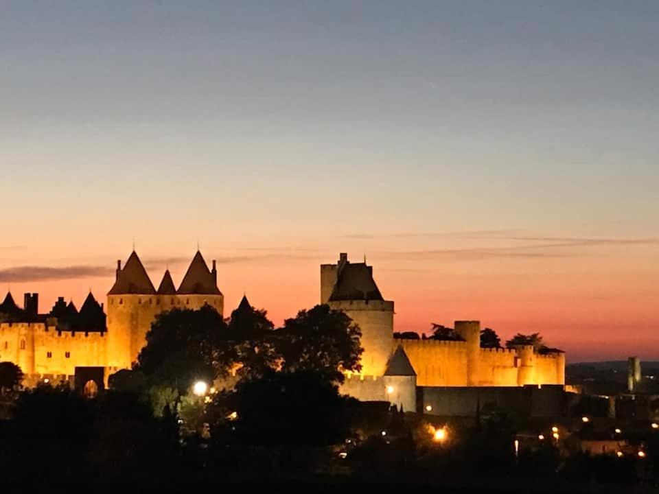 Chambre Avec Vue Panoramique Sur La Cite Medievale Καρκασόν Εξωτερικό φωτογραφία